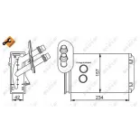 NRF 58223 Radiador de calefacción