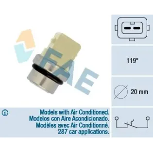 FAE 35310 Interruptor de temperatura, testigo de líquido refrigerante