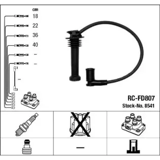 NGK 8541 Juego de cables de encendido