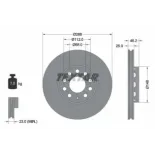 TEXTAR 92057600 Disco de freno (Unidad)