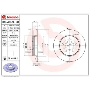 AP 14902 Disco de freno