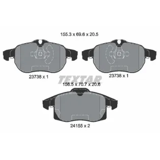 TEXTAR 2415501 Juego de pastillas de freno