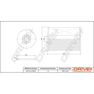 Dr!ve+ DP1110.13.0076 Filtro combustible