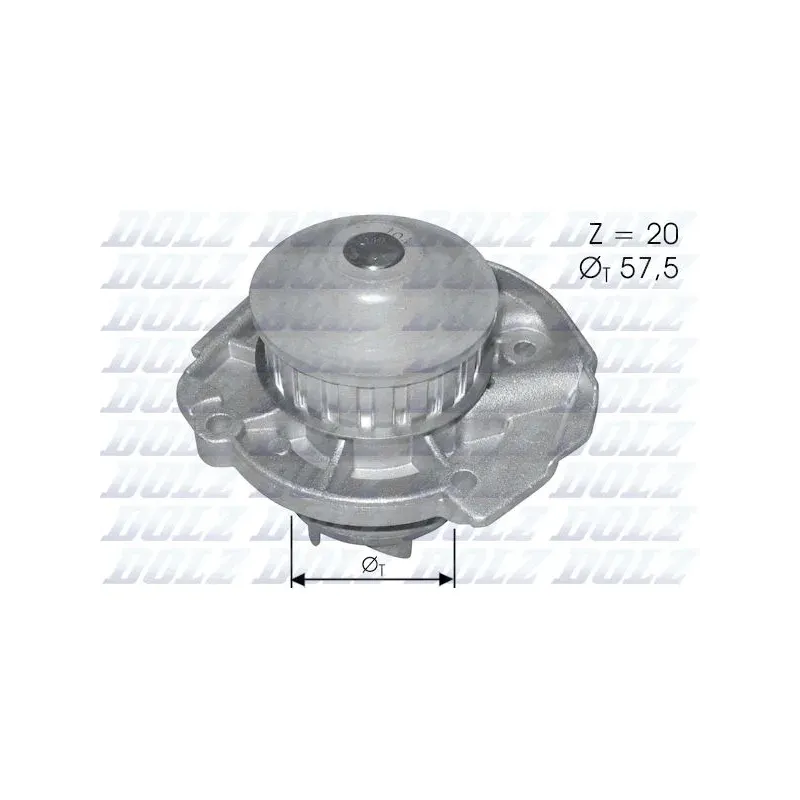 DOLZ S161 Bomba de agua, refrigeración del motor