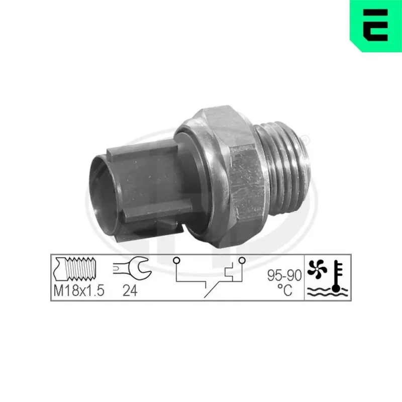 ERA 330193 Interruptor de temperatura, ventilador del radiador