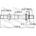 FEBEST 0312-CRVATRH Árbol de transmisión