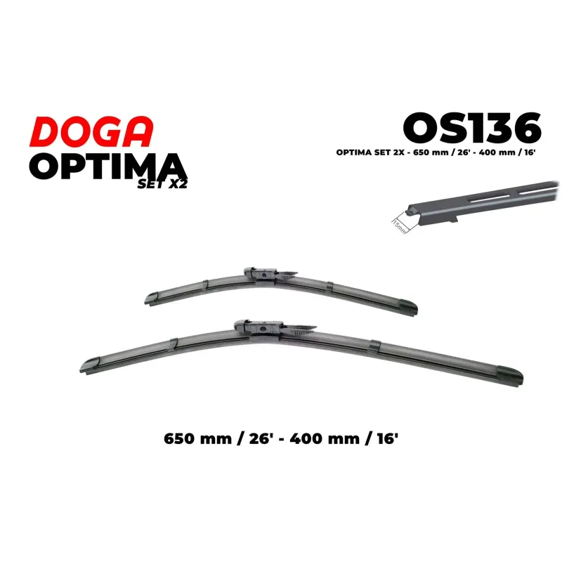 DOGA OS136 Limpiaparabrisas