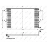 NRF 35034 Condensador, aire acondicionado