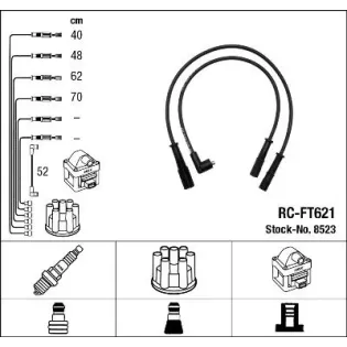 NGK 8523 Juego de cables de encendido