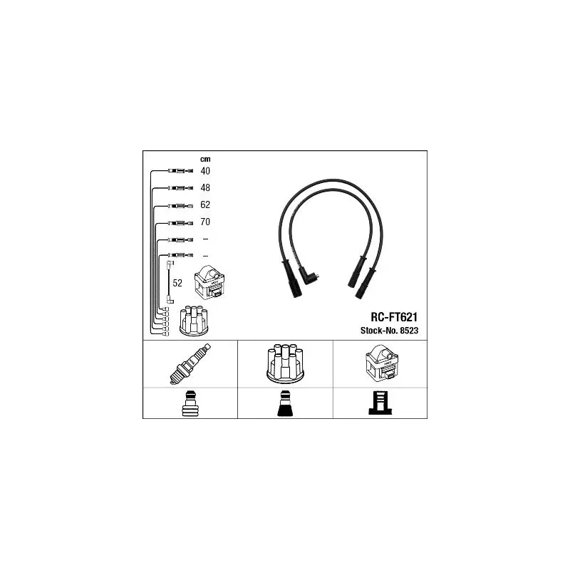 NGK 8523 Juego de cables de encendido