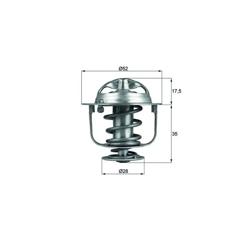 MAHLE TX 119 82D Termostato, refrigerante