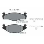 TEXTAR 2088710 Juego de pastillas de freno