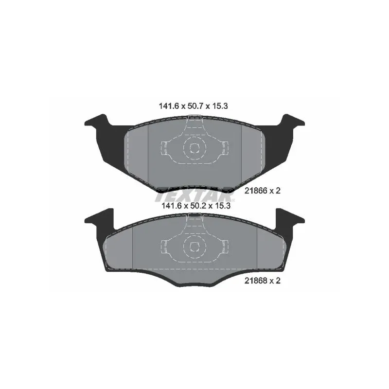 TEXTAR 2186601 Juego de pastillas de freno