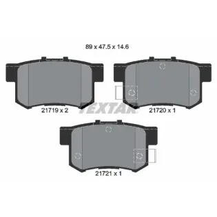 TEXTAR 2171901 Juego de pastillas de freno