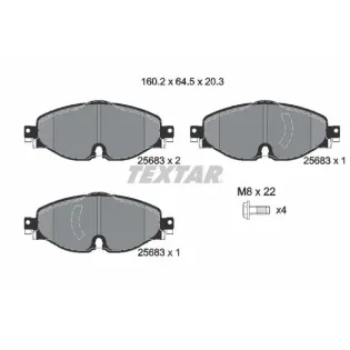 TEXTAR 2568303 Juego de pastillas de freno