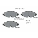 TEXTAR 2568303 Juego de pastillas de freno