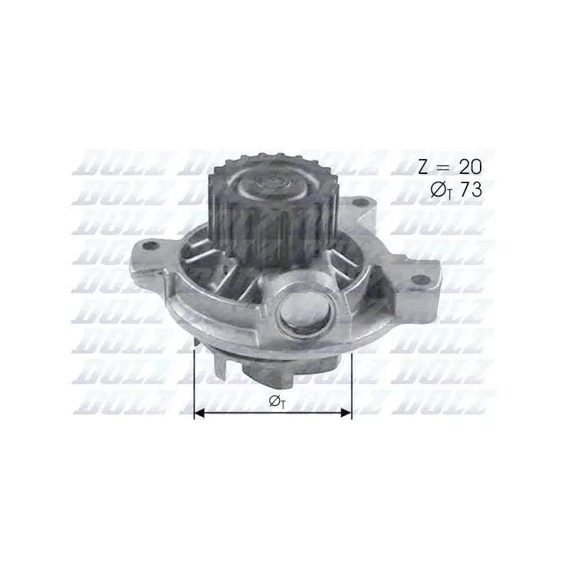 DOLZ A280 Bomba de agua, refrigeración del motor