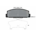 TEXTAR 2404501 Juego de pastillas de freno
