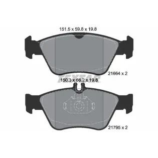 TEXTAR 2166404 Juego de pastillas de freno