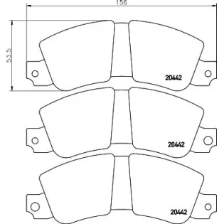 TEXTAR 2044201 Juego de pastillas de freno