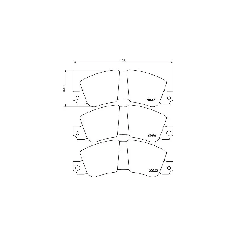 TEXTAR 2044201 Juego de pastillas de freno