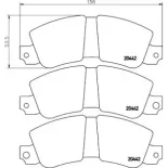 TEXTAR 2044201 Juego de pastillas de freno