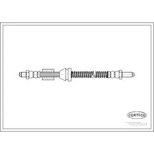CORTECO 19026904 Tubo flexible de frenos