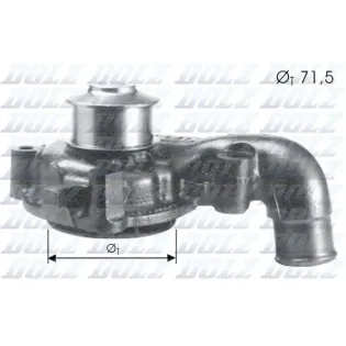 DOLZ F165 Bomba de agua, refrigeración del motor