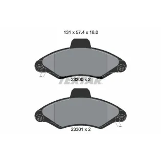 TEXTAR 2330002 Juego de pastillas de freno