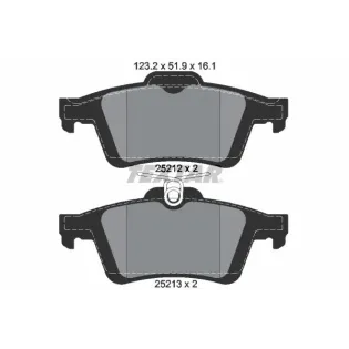 TEXTAR 2521201 Juego de pastillas de freno