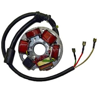 Stator Sgr 6 Polos Piaggio Ape Fl3 Con Base - 04256309