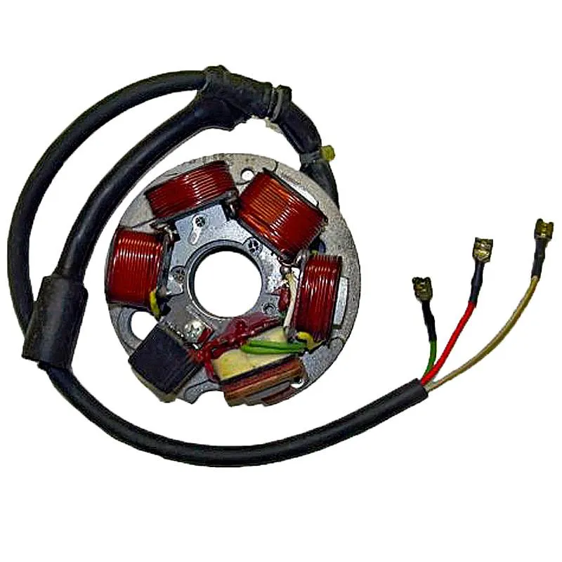 Stator Sgr 6 Polos Piaggio Ape Fl3 Con Base - 04256309
