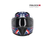 Casco integral Acerbis X-Way Graphic Homologación 22-06 blanco, azul y rojo 0026016.034