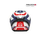 Casco integral Acerbis X-Way Graphic Homologación 22-06 blanco, azul y rojo 0026016.034