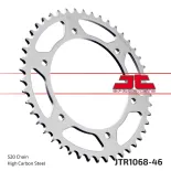 Corona moto JT Sprockets de acero de 46 dientes JTR1068.46