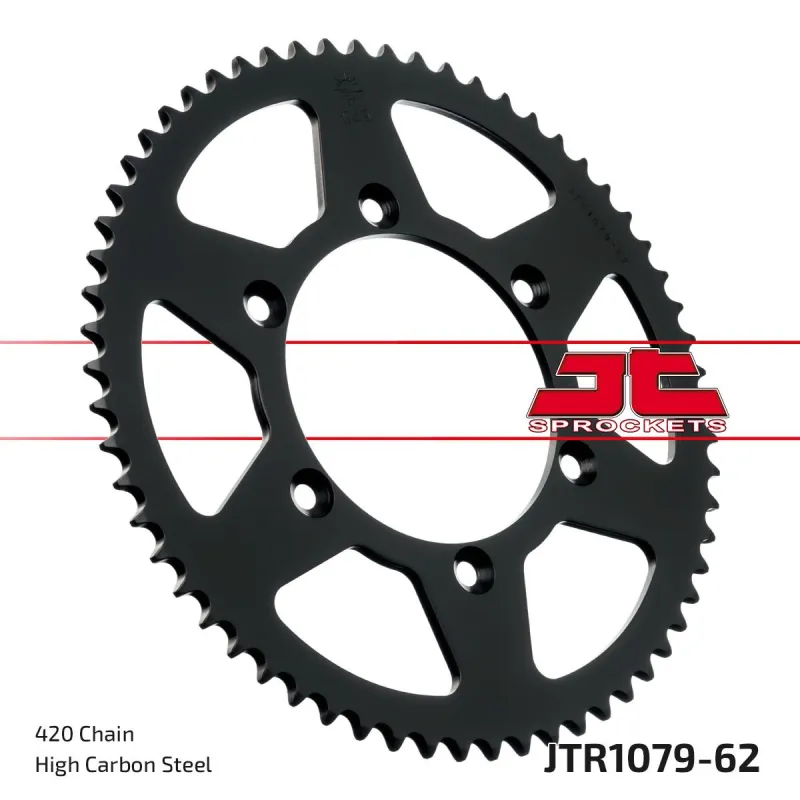 Corona moto JT Sprockets de acero CPI SM 62 dientes P.520 JTR1079.62