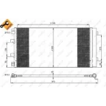 NRF 35972 Condensador, aire acondicionado