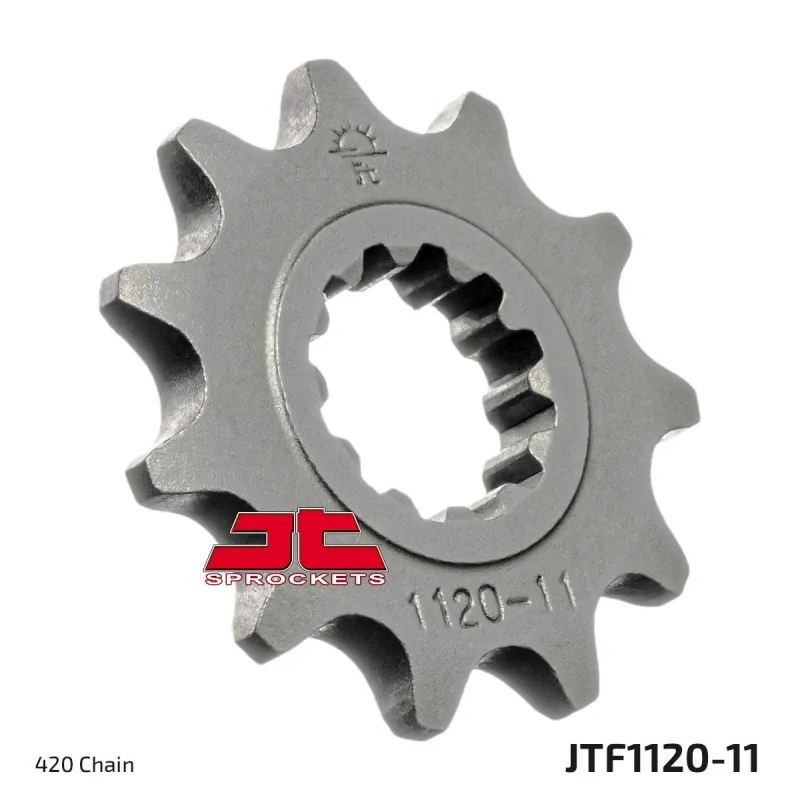 Piñón de moto JT Sprockets acero 11 dientes P.420 JTF1120.11