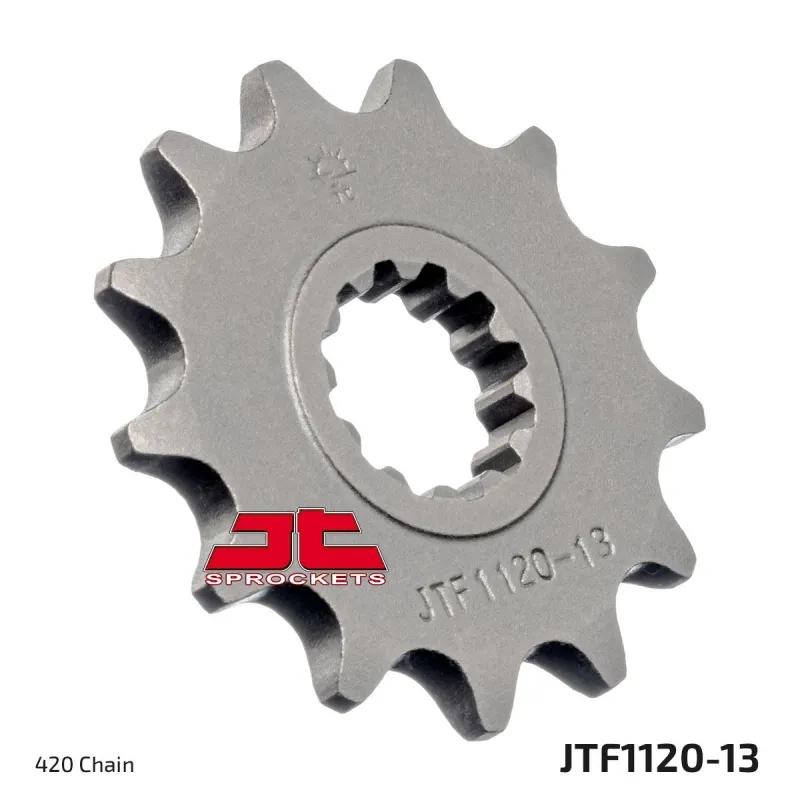 Piñón de moto JT Sprockets acero 13 dientes P.420 JTF1120.13