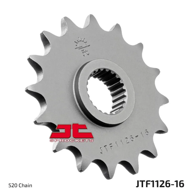 Piñón de moto JT Sprockets acero 16 dientes P.520 JTF1126.16