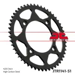 Corona moto JT Sprockets de acero de 51 dientes JTR1141.51