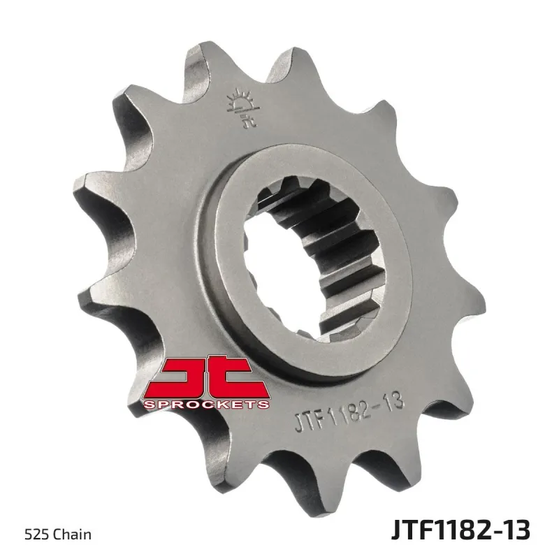 Piñón de moto JT Sprockets acero 13 dientes P.525 JTF1182.13