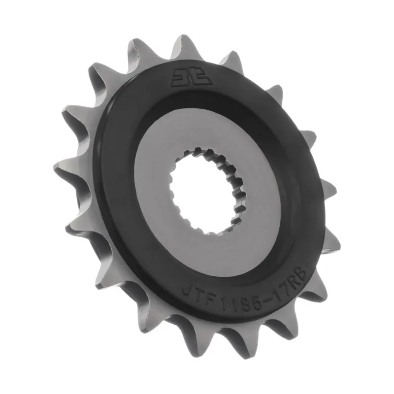 Piñón moto JT Sprockets acero con goma 17 dientes P.525 JTF1183.17