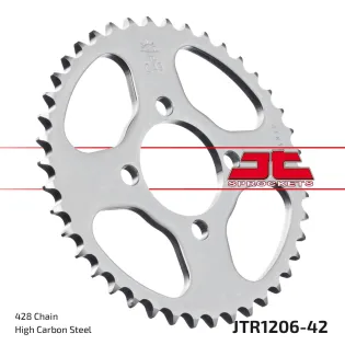 Corona moto JT Sprockets de acero de 42 dientes JTR1206.42