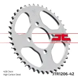 Corona moto JT Sprockets de acero de 42 dientes JTR1206.42