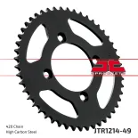 Corona moto JT Sprockets de acero de 49 dientes JTR1214.49