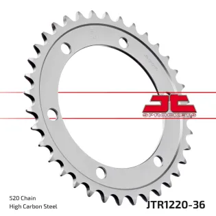 Corona moto JT Sprockets de acero de 36 dientes JTR1220.36