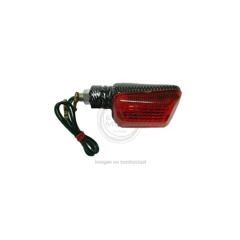 Intermitente Mini Brazo Corto Aspecto Carbono Univ - 12651404