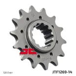 Piñón de moto JT Sprockets acero 14 dientes P.520 JTF1269.14