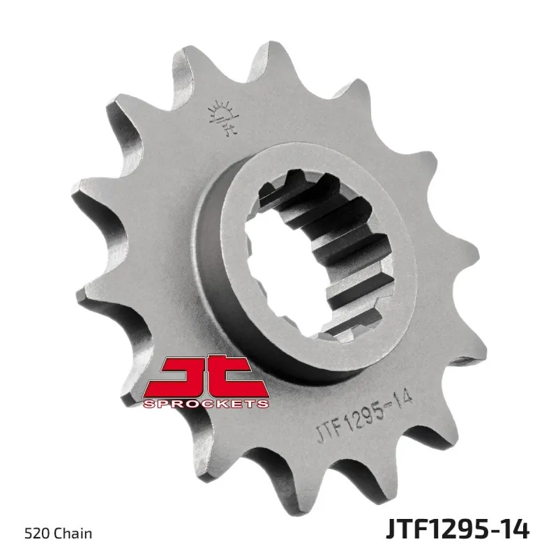Piñón de moto JT Sprockets acero 14 dientes P.520 JTF1295.14